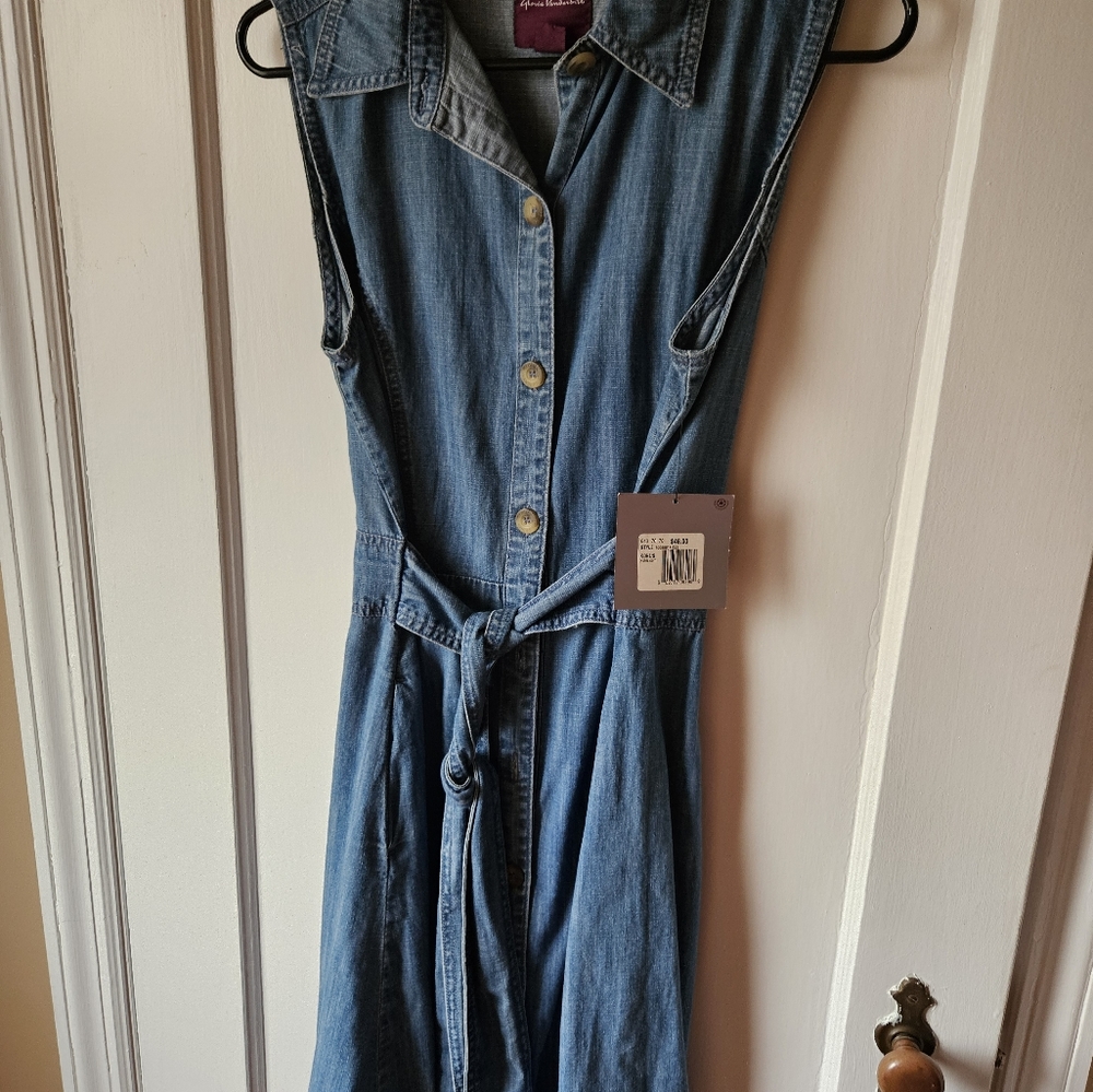 Gloria Vanderbilt denim dress